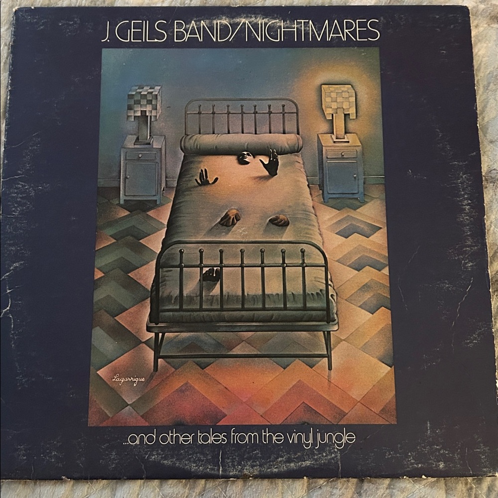 J. Geils Band Nightmares Vinyl Record 1974 original